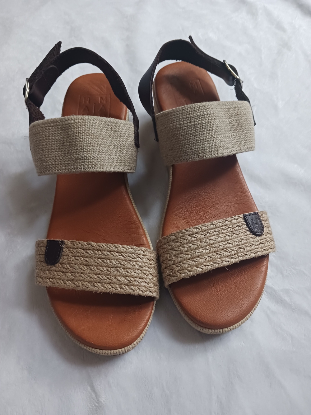 Espadrilles Brisa Heel Chocolate By Handmade